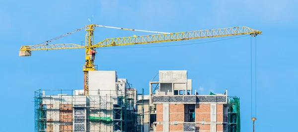 Construção de gruas — Fotografia de Stock