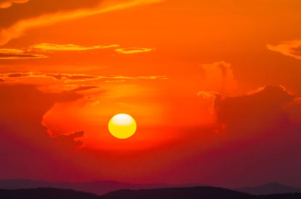 Cielo del atardecer — Foto de Stock