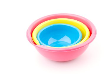 plastik kase izole beyaz arka plan