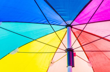 renkli şemsiye