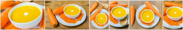 Carrot soup — Stock Photo, Image