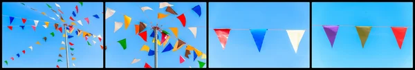 Bunte Flagge — Stockfoto