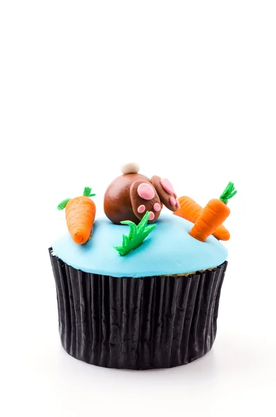 Pasqua cupcakes isolato sfondo bianco — Foto Stock