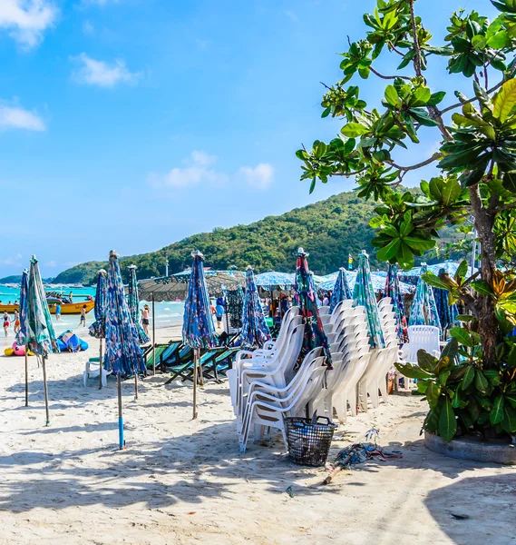 Koh larn island tropical beach in pattaya city Thailand — Stock Photo, Image