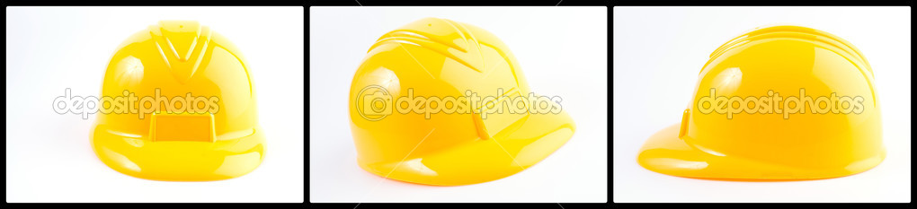 Safety helmet isolated