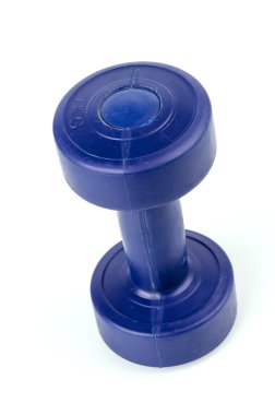 dumbell izole beyaz arka plan