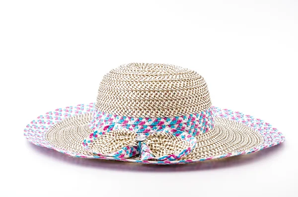 Пляж капелюх, ізольовані білим тлом — Stock Fotó