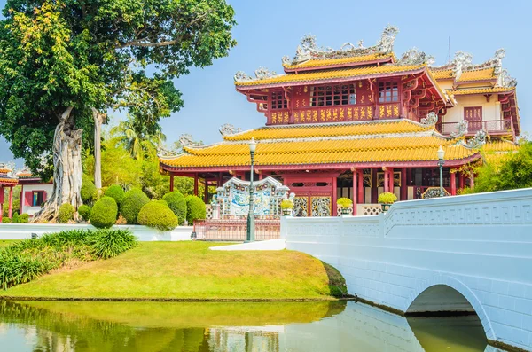 バンパイン タイ アユタヤでの中国の寺院 — ストック写真