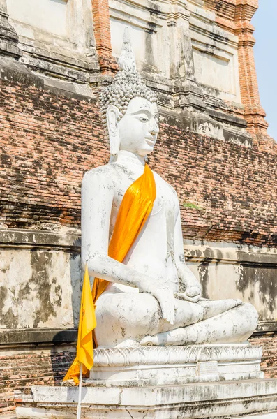 Храм Ват Яй Чаймонгколь в Таиланде Аюттхая — стоковое фото