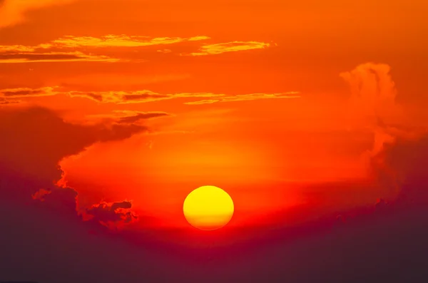 Cielo del atardecer — Foto de Stock