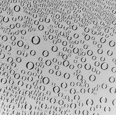 su damlası siyah ve beyaz arka plan üzerinde (koyu siyah işlemek ve