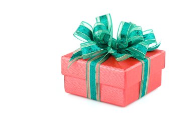 Hediye Kutusu İzole Beyaz Arkaplan