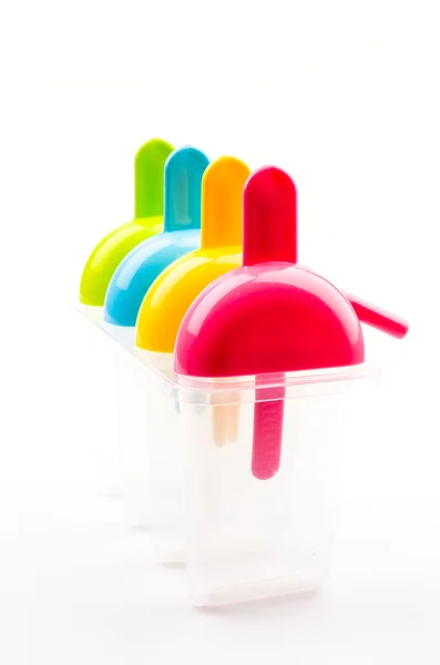 Ijs popsicle geïsoleerd witte achtergrond — Stockfoto