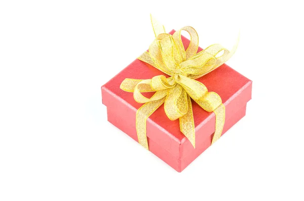 Gift box isolated white background — Stock Photo, Image