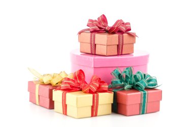 Hediye Kutusu İzole Beyaz Arkaplan