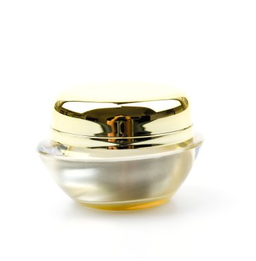 izole şişe krem beyaz arka plan