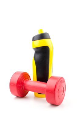 Fitness Ekipmanları izole beyaz arka plan