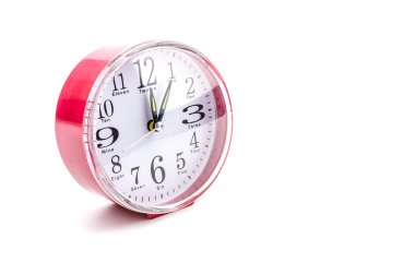 izole clock beyaz arka plan