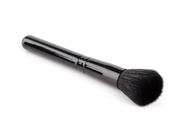 Makyaj fırça izole beyaz arka plan