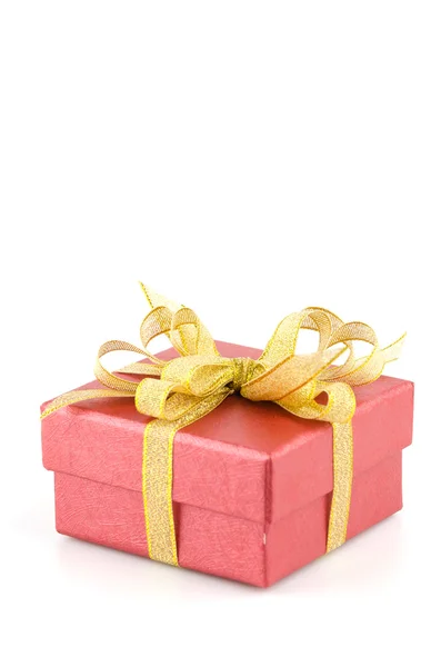 Gift box isolated white background — Stock Photo, Image