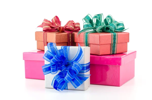 Gift box isolated white background — Stock Photo, Image