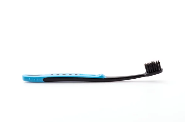Escova de dentes isolado fundo branco — Fotografia de Stock