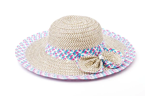 Cappello da spiaggia isolato sfondo bianco — Foto Stock