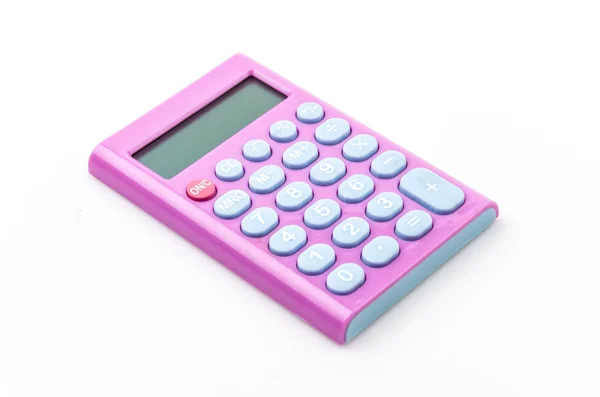 Calculadora isolado fundo branco — Fotografia de Stock