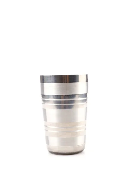 Stainless steel cup — Stock Photo, Image