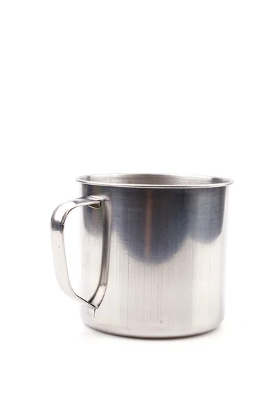 Stainless steel cup — Stock Photo, Image