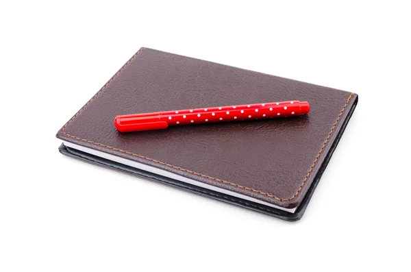 Izole defter — Stok fotoğraf