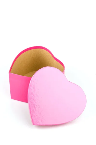 Pink heart box — Stock Photo, Image