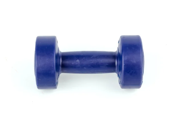 Dumbbell on white — Stock Photo, Image