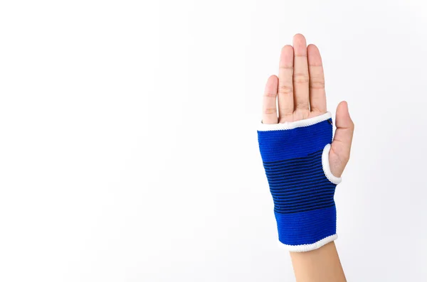 Wrist splint hand — Stock Photo, Image