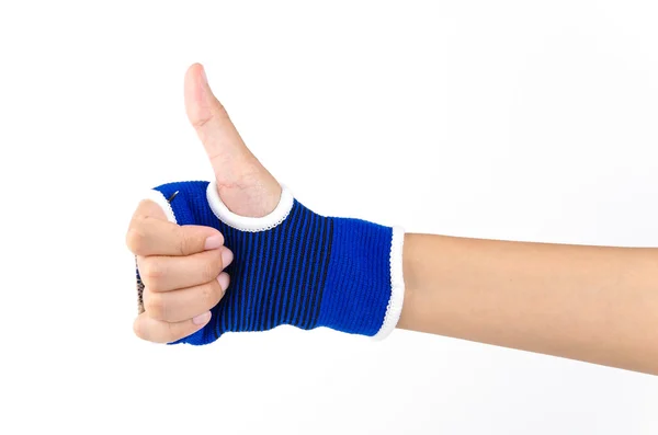 Wrist splint hand — Stock Photo, Image