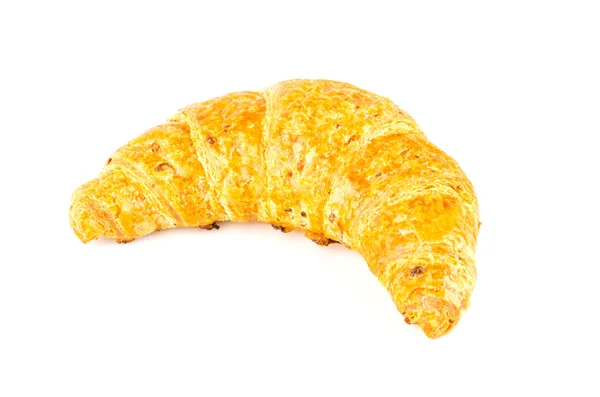 Croissant sobre blanco — Foto de Stock