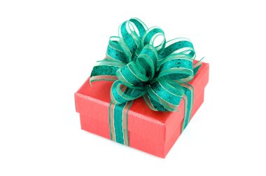 Hediye Kutusu İzole Beyaz Arkaplan