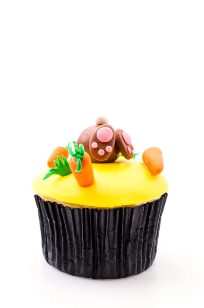 Pasqua cupcakes isolato sfondo bianco — Foto Stock