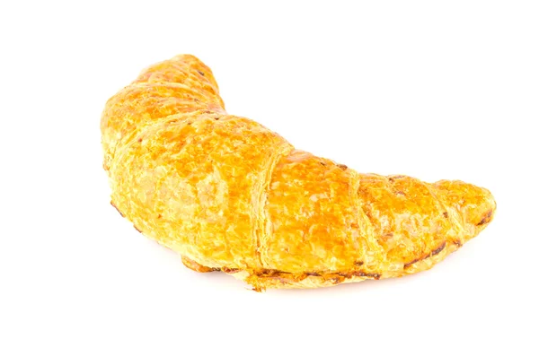 Croissant på vit — Stockfoto