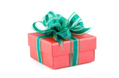 Hediye Kutusu İzole Beyaz Arkaplan