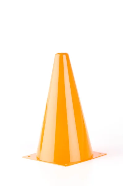 Cones de tráfego isolado fundo branco — Fotografia de Stock