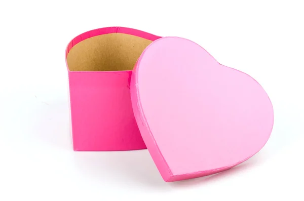 Pink heart box — Stock Photo, Image