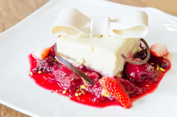 Aardbei dessert — Stockfoto