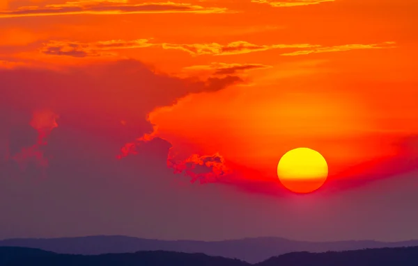 Niebo zachód słońca — Zdjęcie stockowe