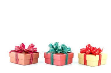 Hediye Kutusu İzole Beyaz Arkaplan