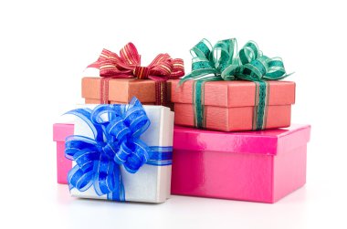 Hediye Kutusu İzole Beyaz Arkaplan