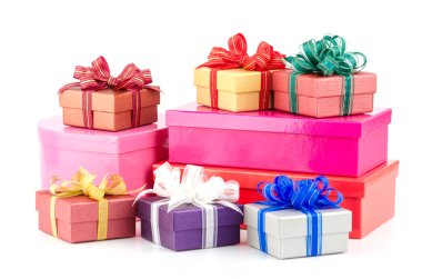 Hediye Kutusu İzole Beyaz Arkaplan