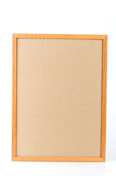 Cork board geïsoleerd witte achtergrond — Stockfoto