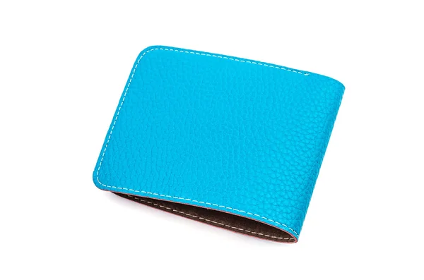 Läder plånbok isolerade vit bakgrund — Stockfoto