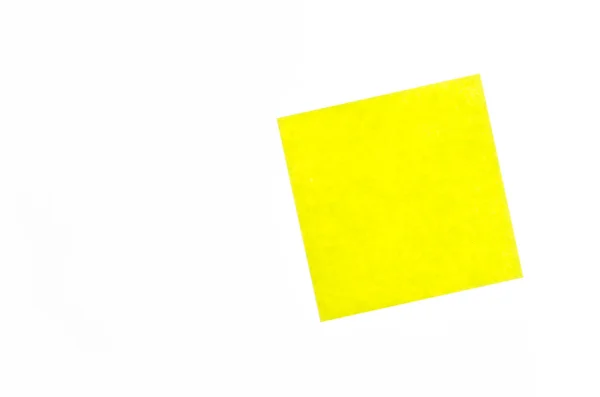 Beyaz arka plan üzerinde izole kağıt Not — Stok fotoğraf